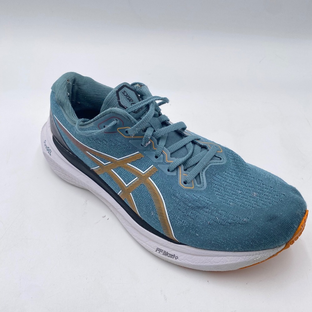 ASICS GEL-Kayano 30 Running Shoes Mens 10 Blue Orange FF Blast+ PureGEL 1011B548